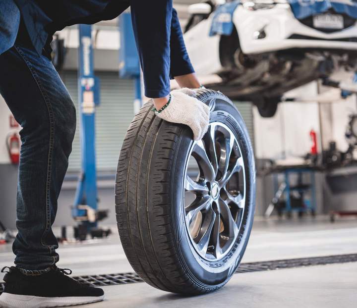  Mise en place rapide de pneus neufs